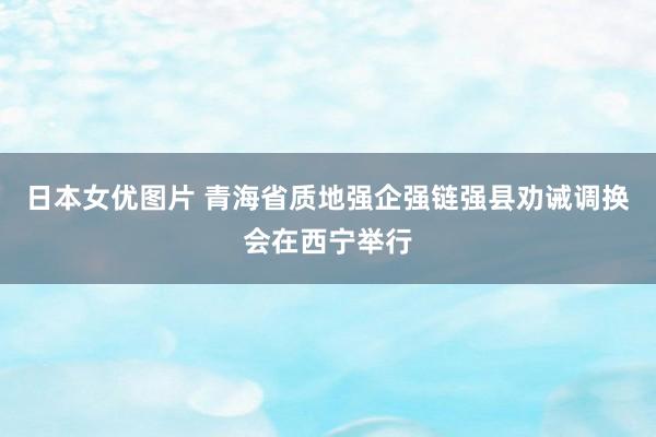 日本女优图片 青海省质地强企强链强县劝诫调换会在西宁举行