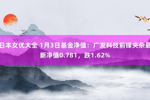 日本女优大全 1月3日基金净值：广发科技前锋夹杂最新净值0.781，跌1.62%