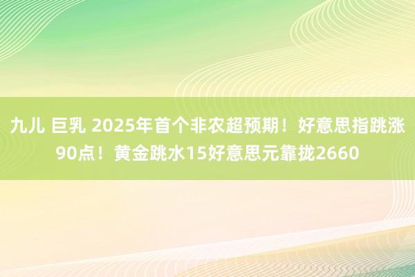 九儿 巨乳 2025年首个非农超预期！好意思指跳涨90点！黄金跳水15好意思元靠拢2660